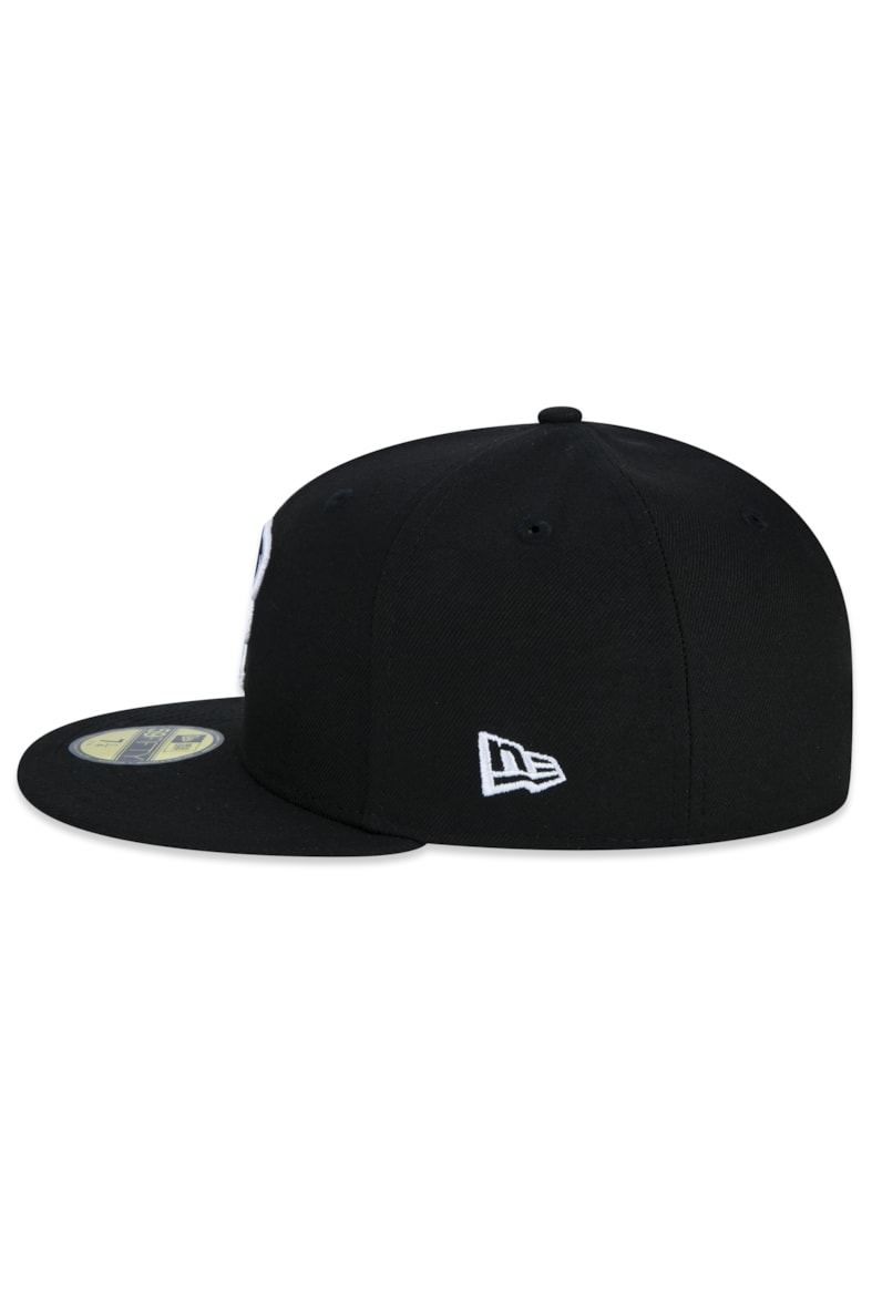 Boné 59Fifth Furia x New Era Preto e Branco