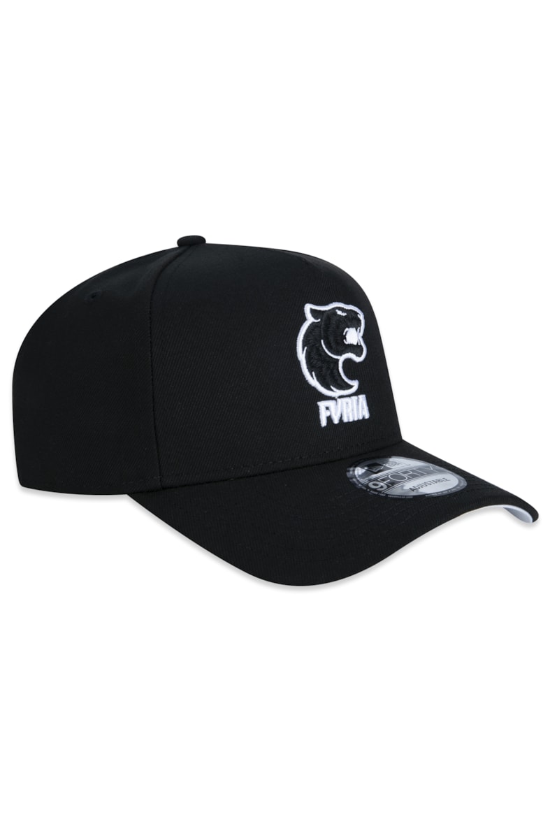 Boné 9Forth Furia x New Era Preto e Branco