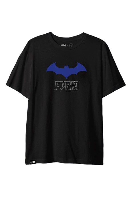 Camiseta Batman Furia Minimal Preta