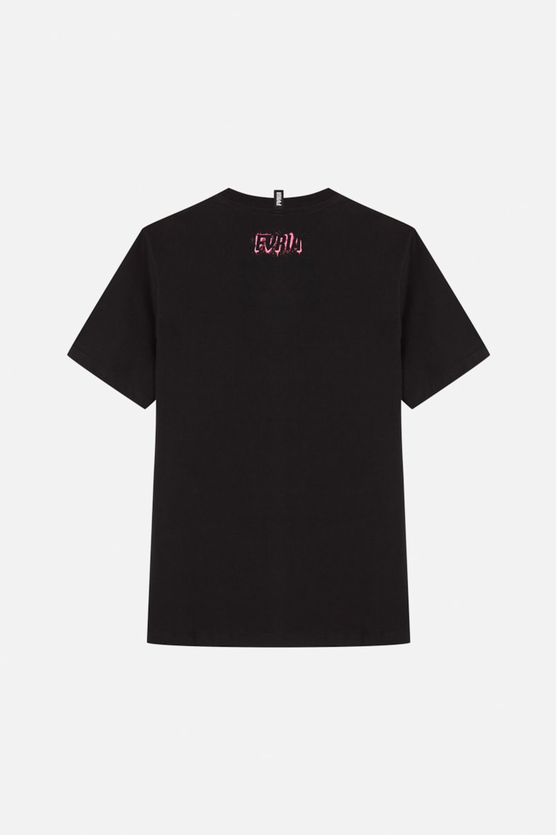 Camiseta Bold Furia Stencil Spray It Preta