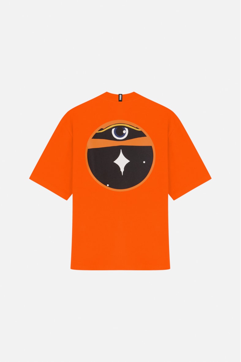 Camiseta Oversized Furia Magic Panthera Laranja