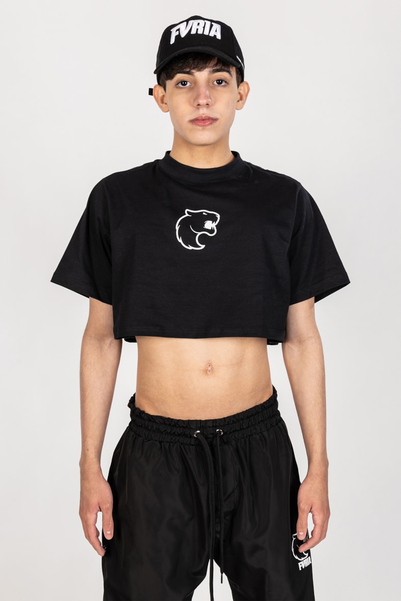 Cropped Furia Preto